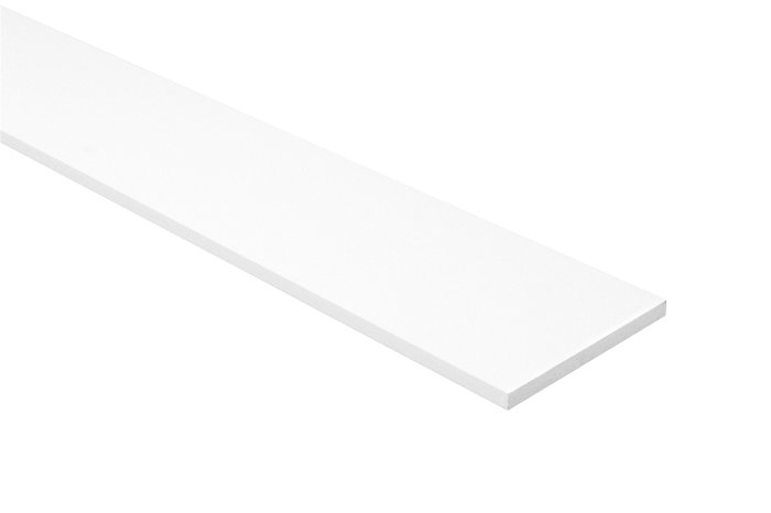 Hylle melamin hvit 16 mm x 20 x 100 cm